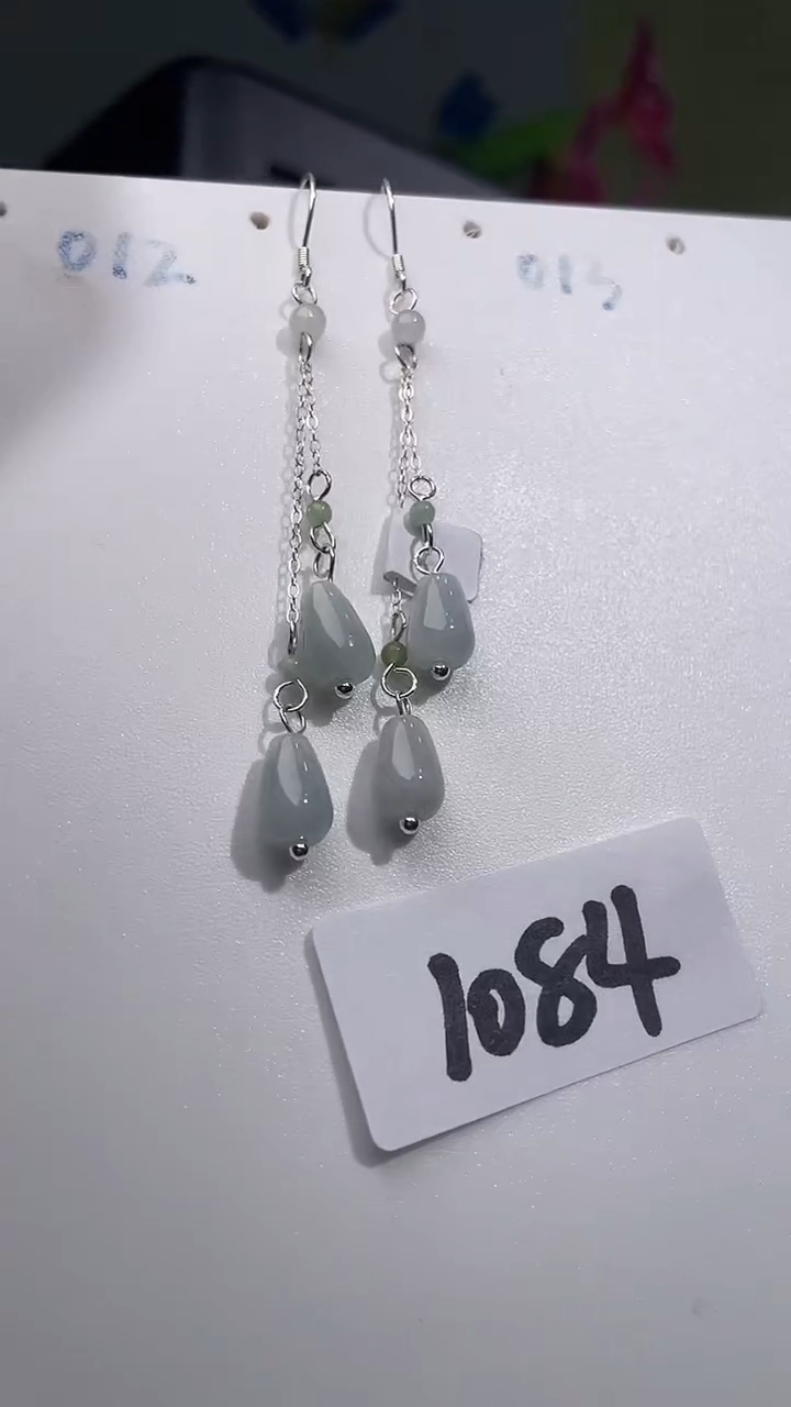 银S925镶嵌耳饰紫晶喜欢拍