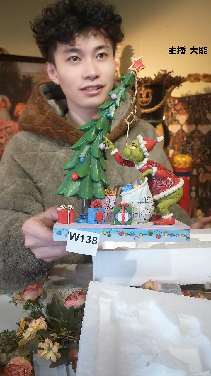 【闪购商品】默认微瑕高端树脂陶瓷摆件W