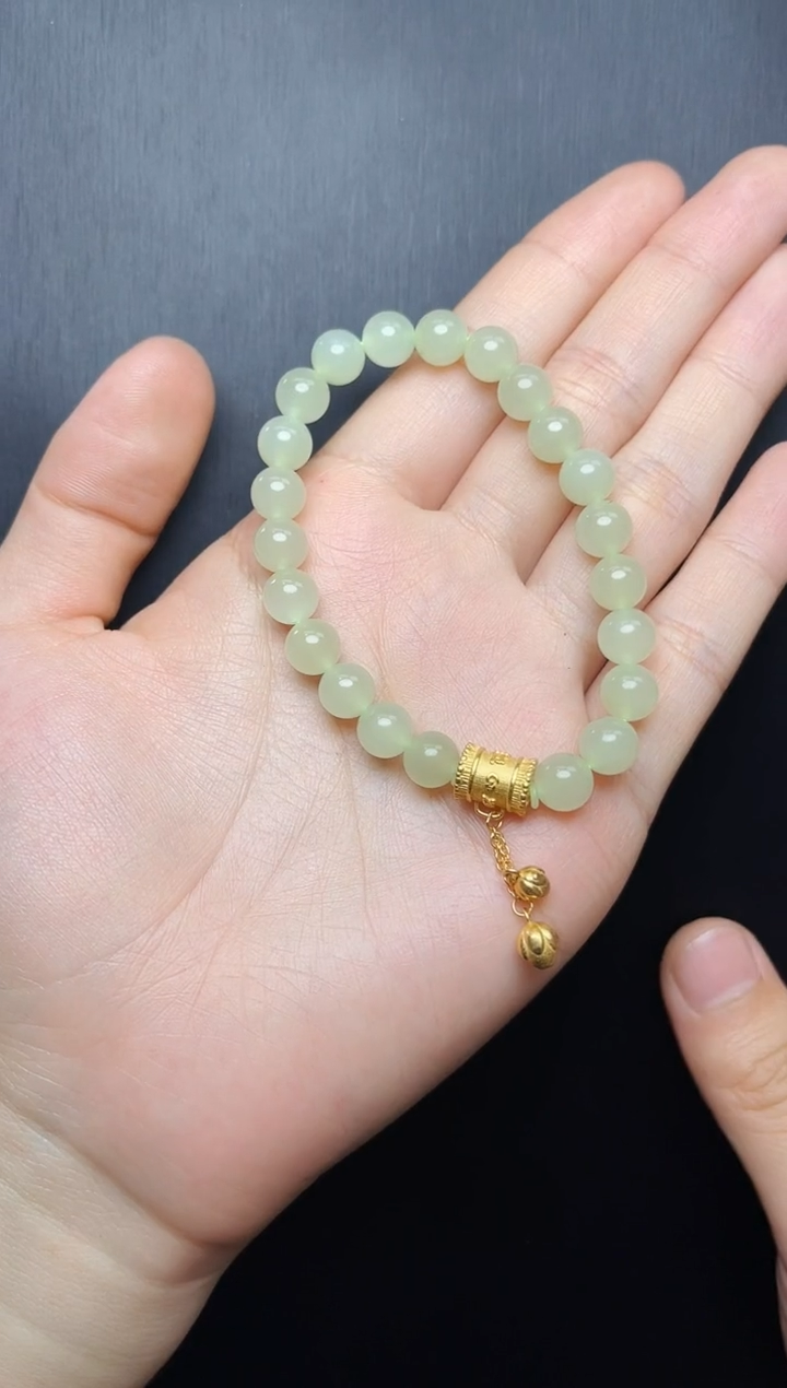 手串未镶嵌和田玉06两世欢手串