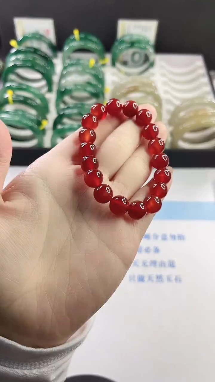 未镶嵌手串玛瑙/玉髓多样性发货