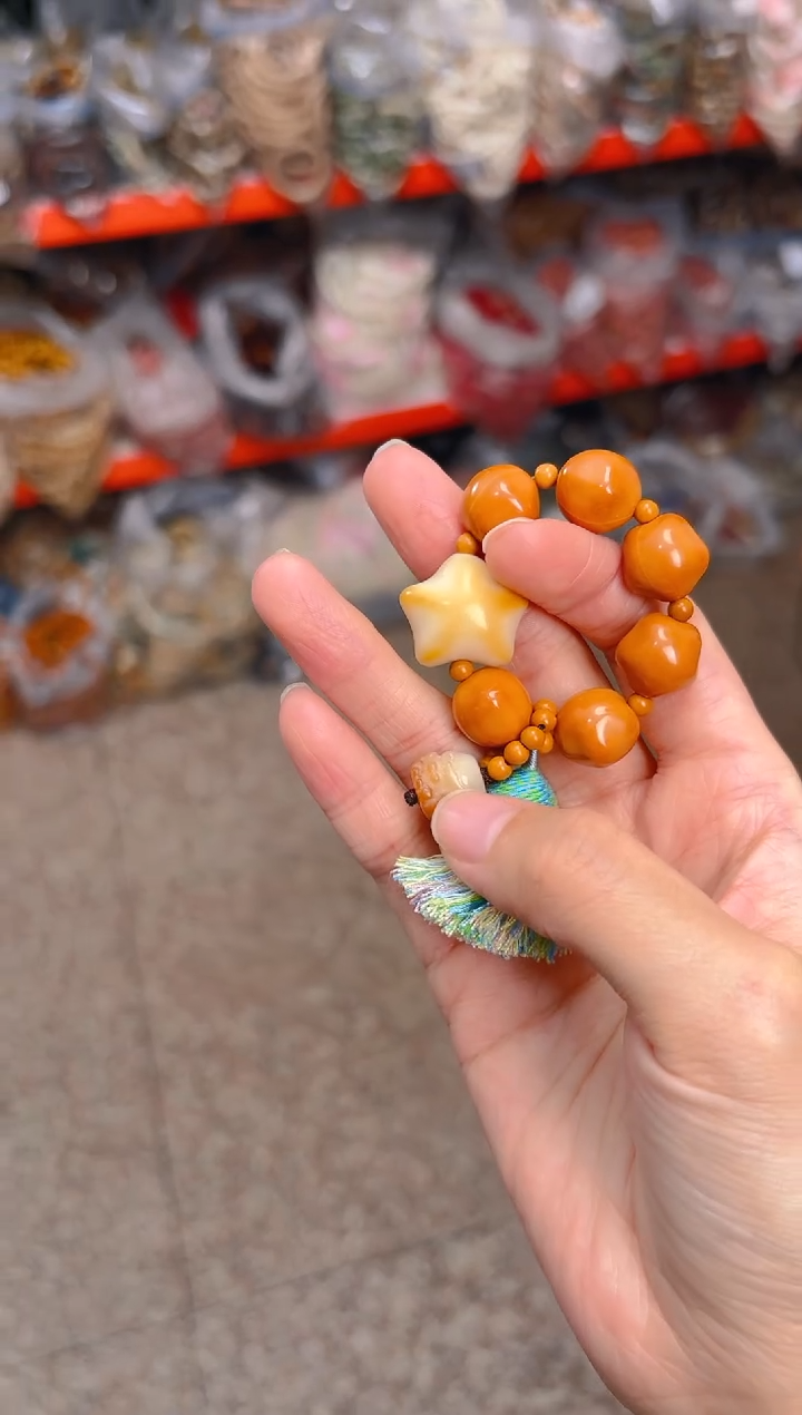 吊坠猴头核桃猴头小星星手捻