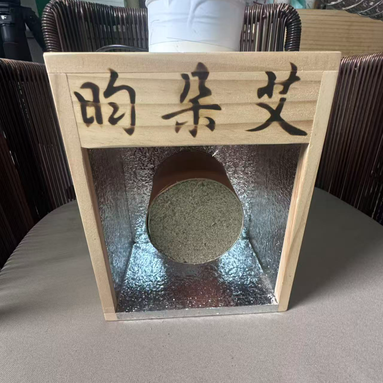 躺着艾灸后背排烟灸具雷火 灸艾条重灸专用大炮灸艾条
