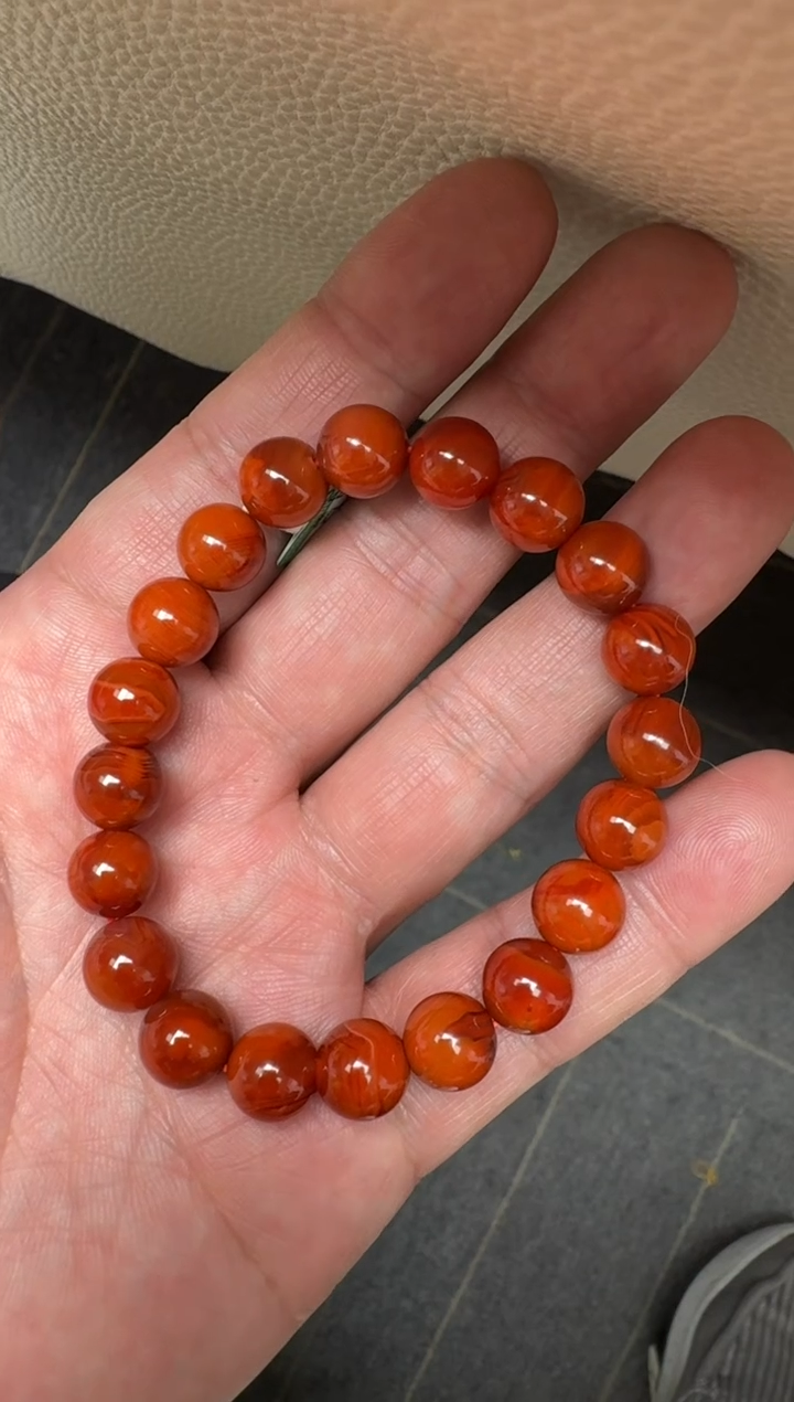 未镶嵌南红玛瑙珠宝奇石川料火焰纹HZ174