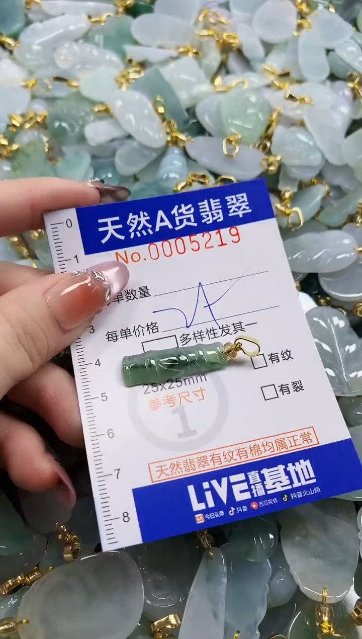 颈饰未镶嵌翡翠天然A货翡翠