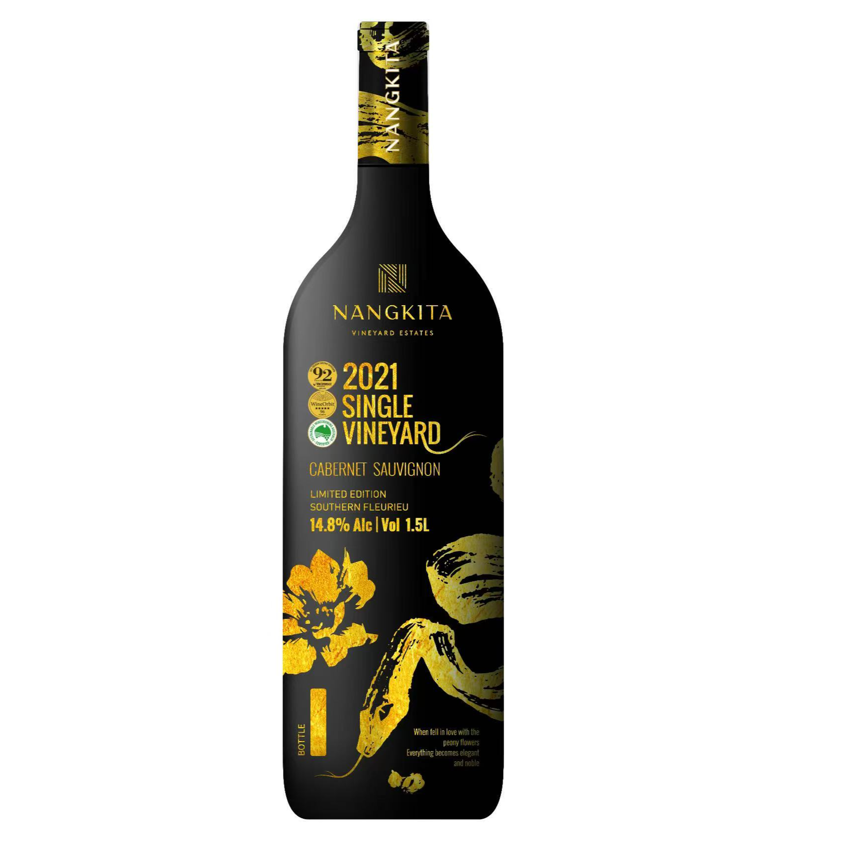 1.5升小龙年纪念版富瑶南部富致葡萄庄园赤霞珠干红葡萄酒