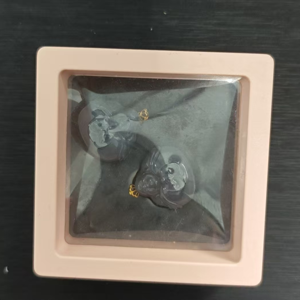 首饰盒/箱 胖f透明首饰收纳盒1222-4