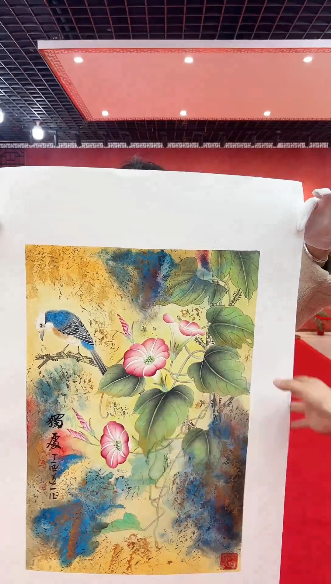 【闪购商品】国画画道一老师手绘作品D38