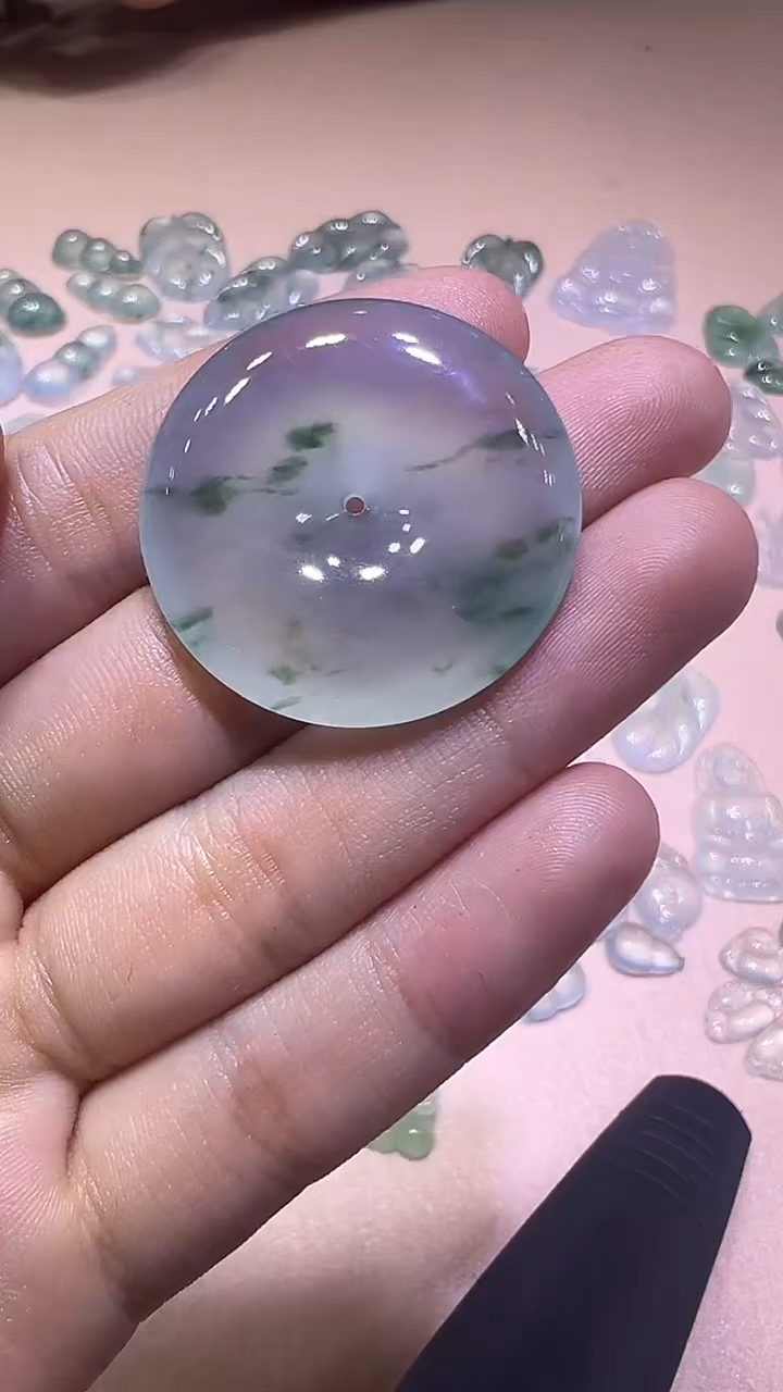 【闪购商品】定制翡翠未镶嵌 平安扣