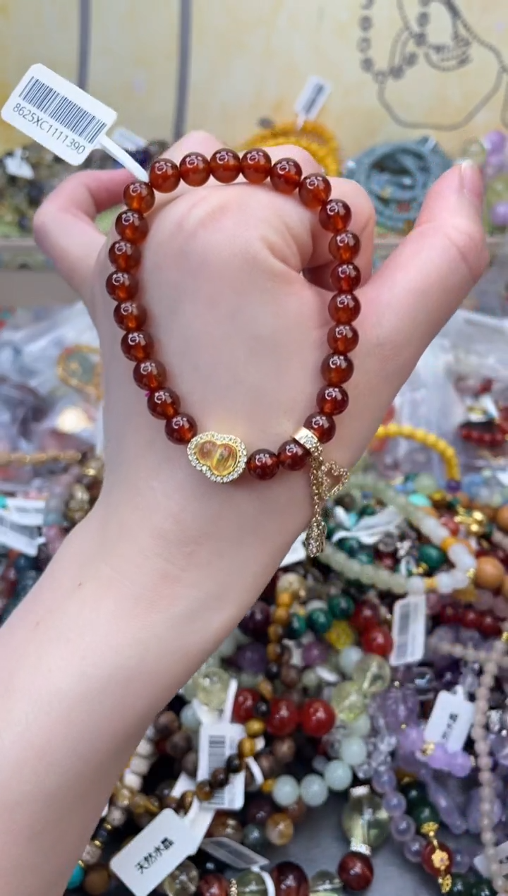 未镶嵌手链石榴石201