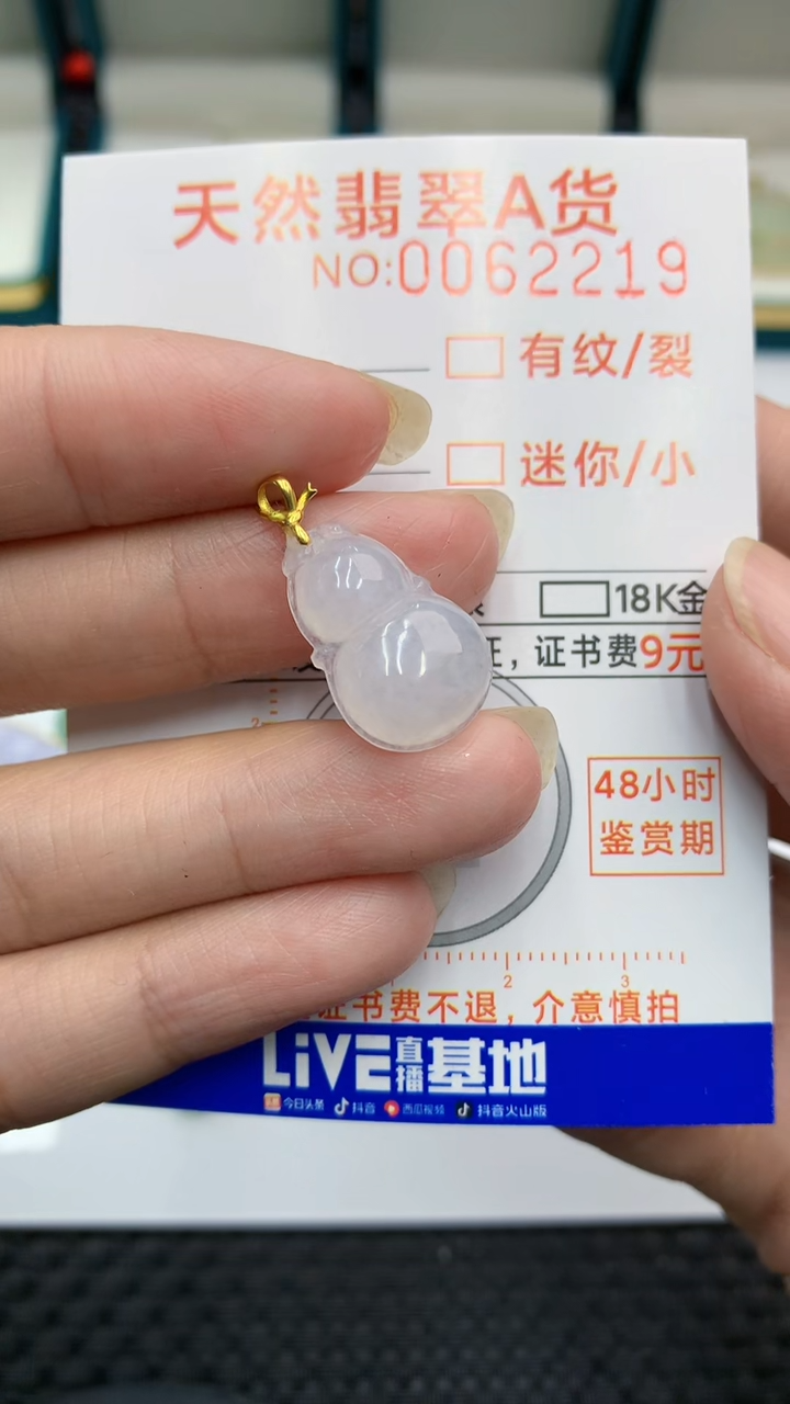 【闪购商品】翡翠颈饰18K金镶嵌            8