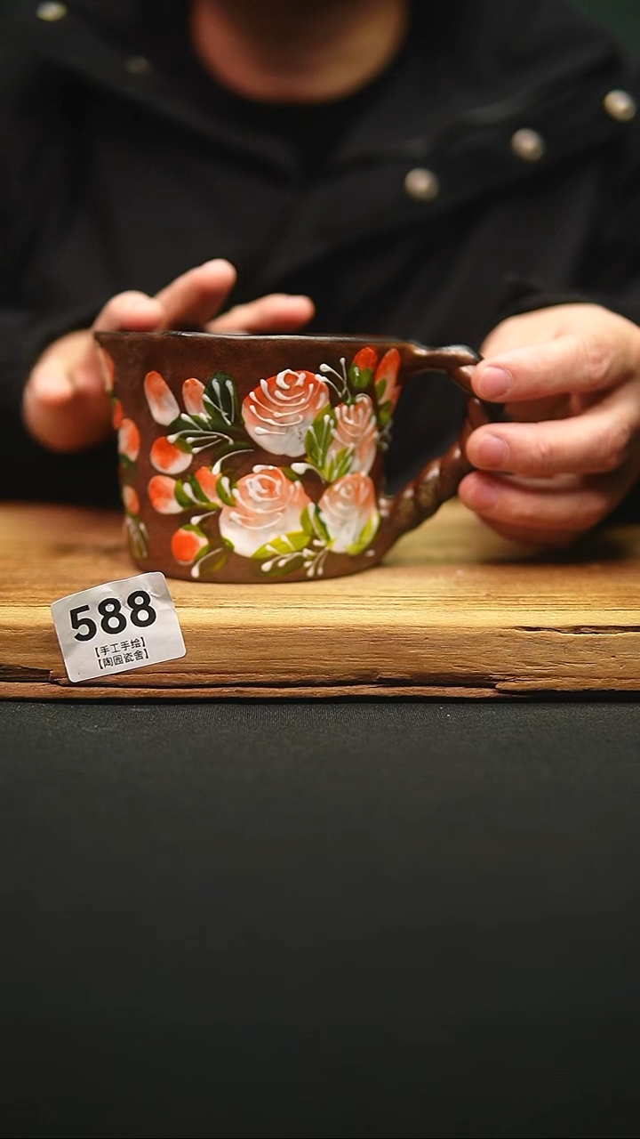 @@陶园瓷舍@@纯手工手绘@高温釉下彩