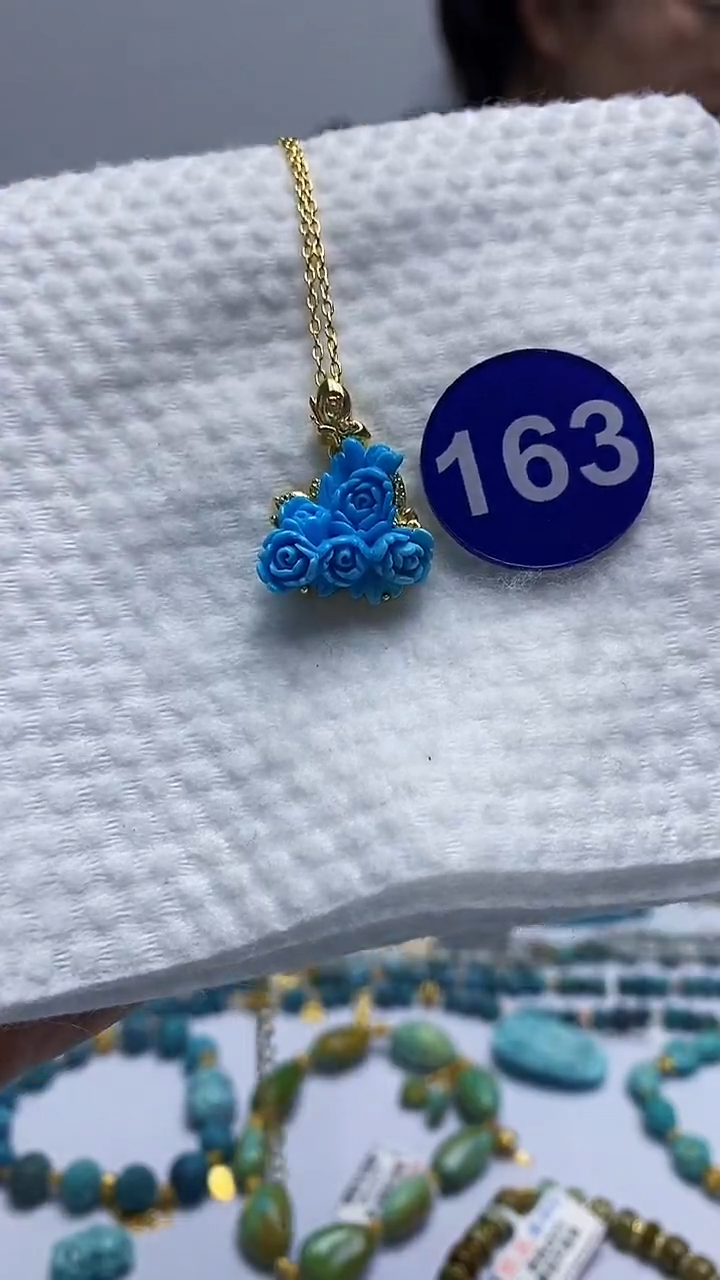 【闪购商品】绿松石项链合金163项链