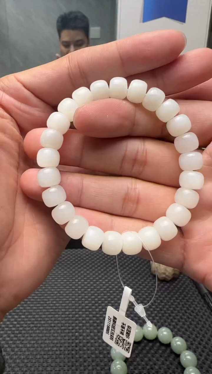 未镶嵌手串和田玉天泰手串卡8x10