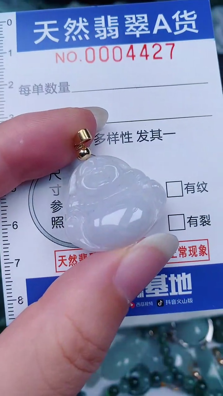 翡翠未镶嵌颈饰00004427