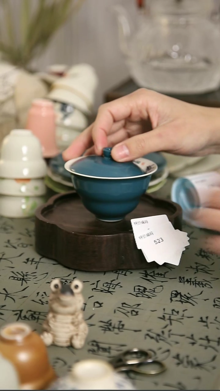 【闪购商品】瓷片手绘主人杯*茶器茶具*