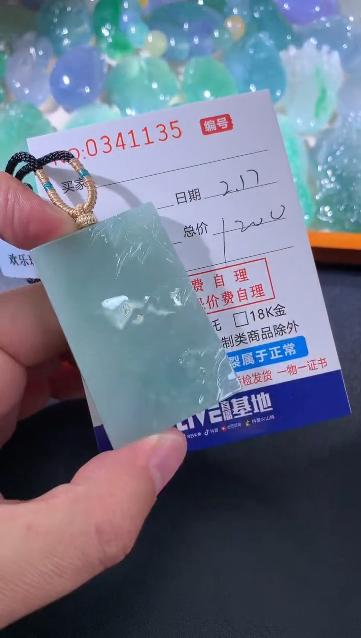 【闪购商品】翡翠颈饰未镶嵌天然A货翡翠
