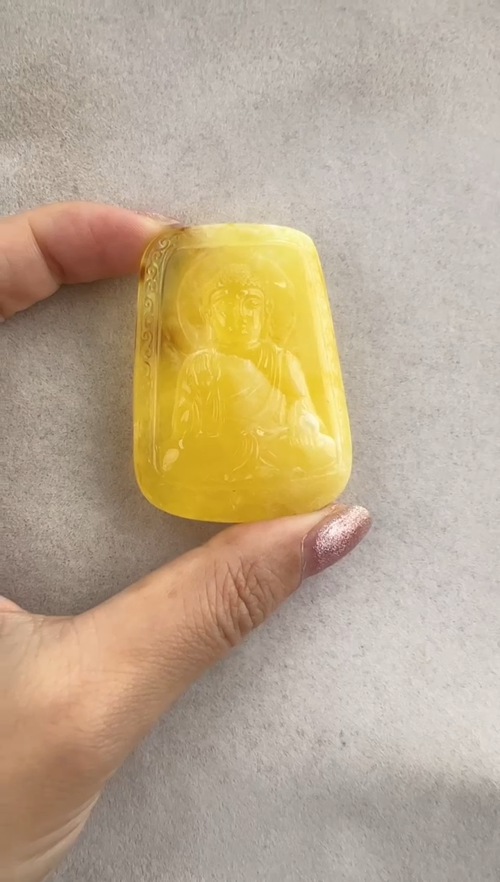 【闪购商品】定制琥珀未镶嵌10131020-吊坠