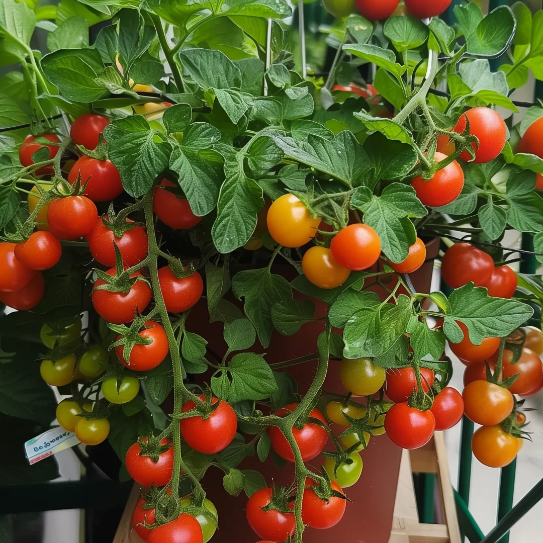 小番茄盆栽带盆发货青州鲜花基地直发土培养护绿植