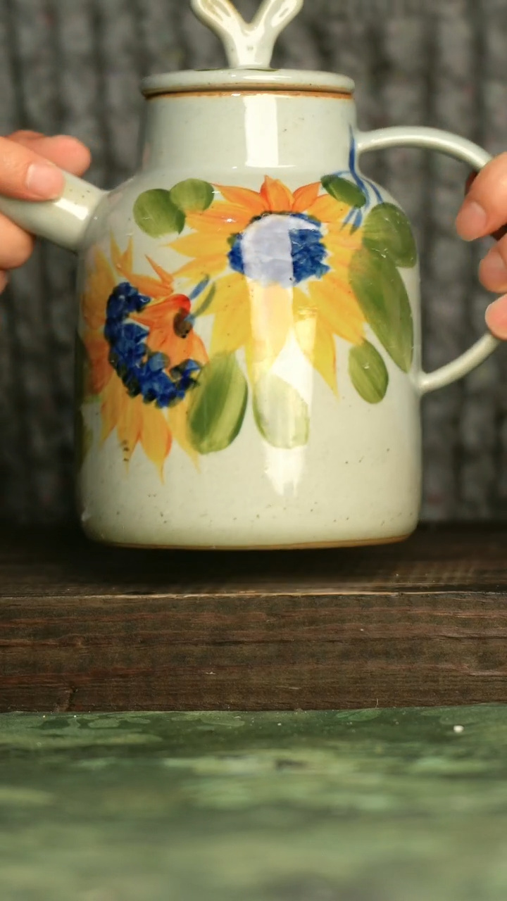 瓷器青诗集手工手绘瓷器