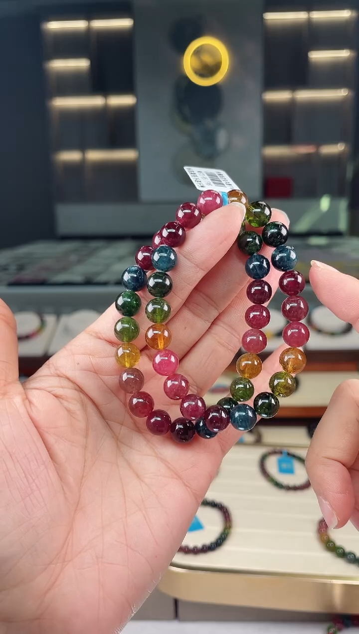 【闪购商品】碧玺单圈手串未镶嵌（多样性发一条）Q