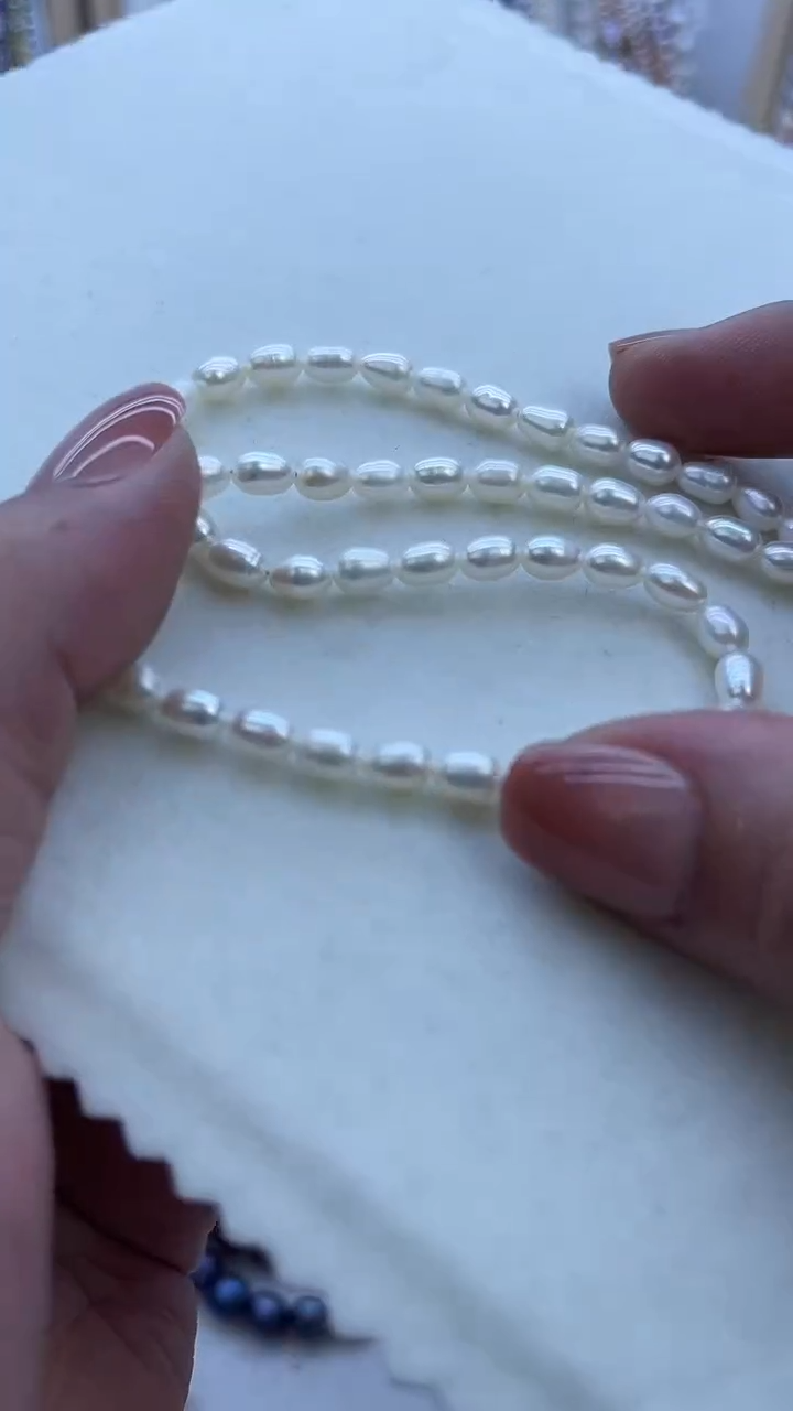 【闪购商品】淡水珍珠项链银S925镶嵌805