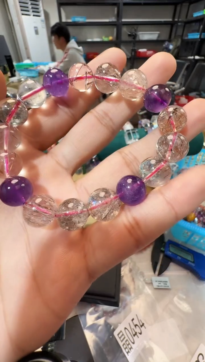 未镶嵌手链水晶晶1351 约11mm