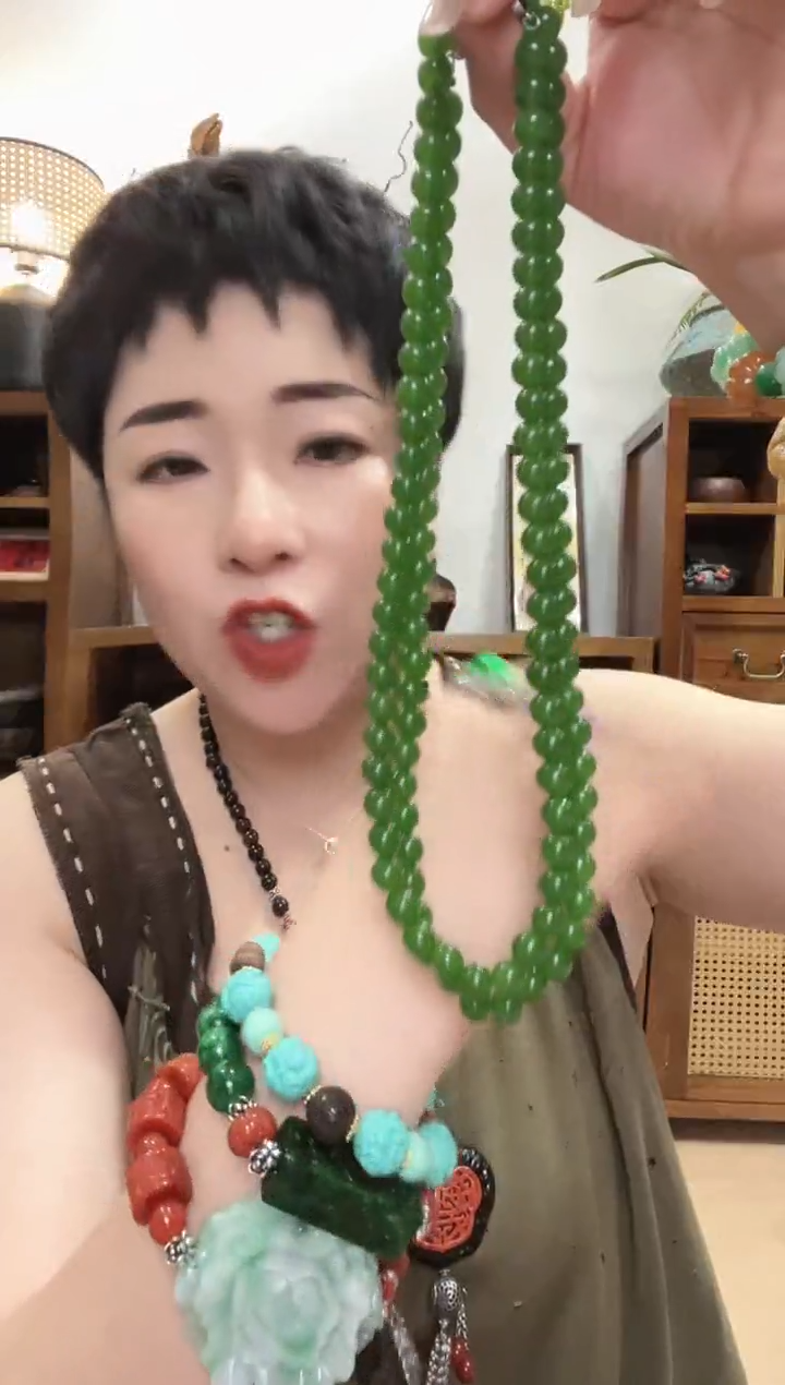 和田玉未镶嵌颈饰235