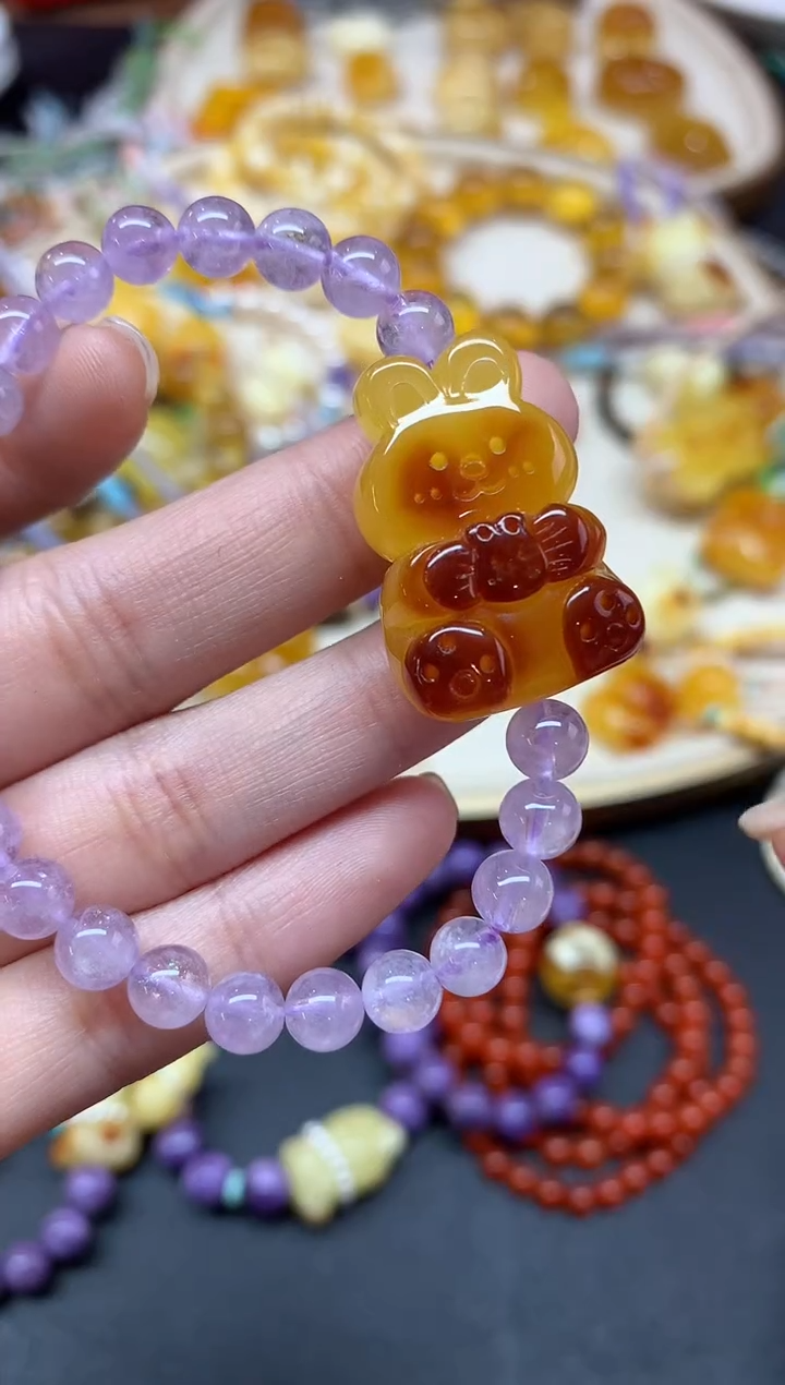 【闪购商品】蜜蜡裸石未镶嵌手串A193|580