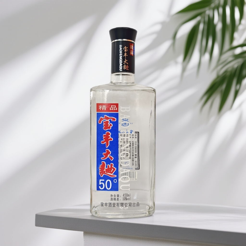 宝丰牌2011年宝丰大曲精品裸瓶 清香型白酒 L 50度450ml