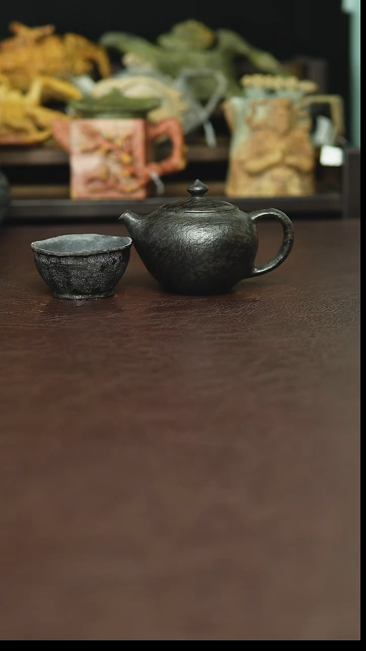 冰碛岩万事如意壶