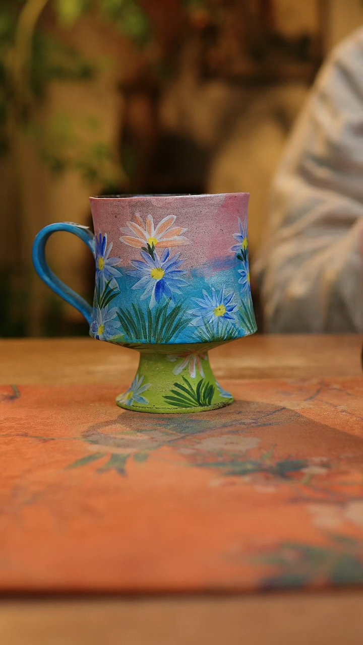 【闪购商品】瓷片1290景德镇手工手绘釉下彩高温瓷