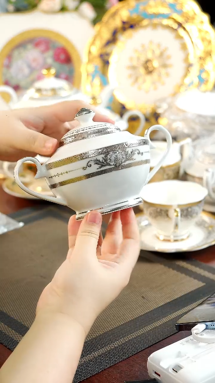 【闪购商品】瓷片糖缸  福利价福利价