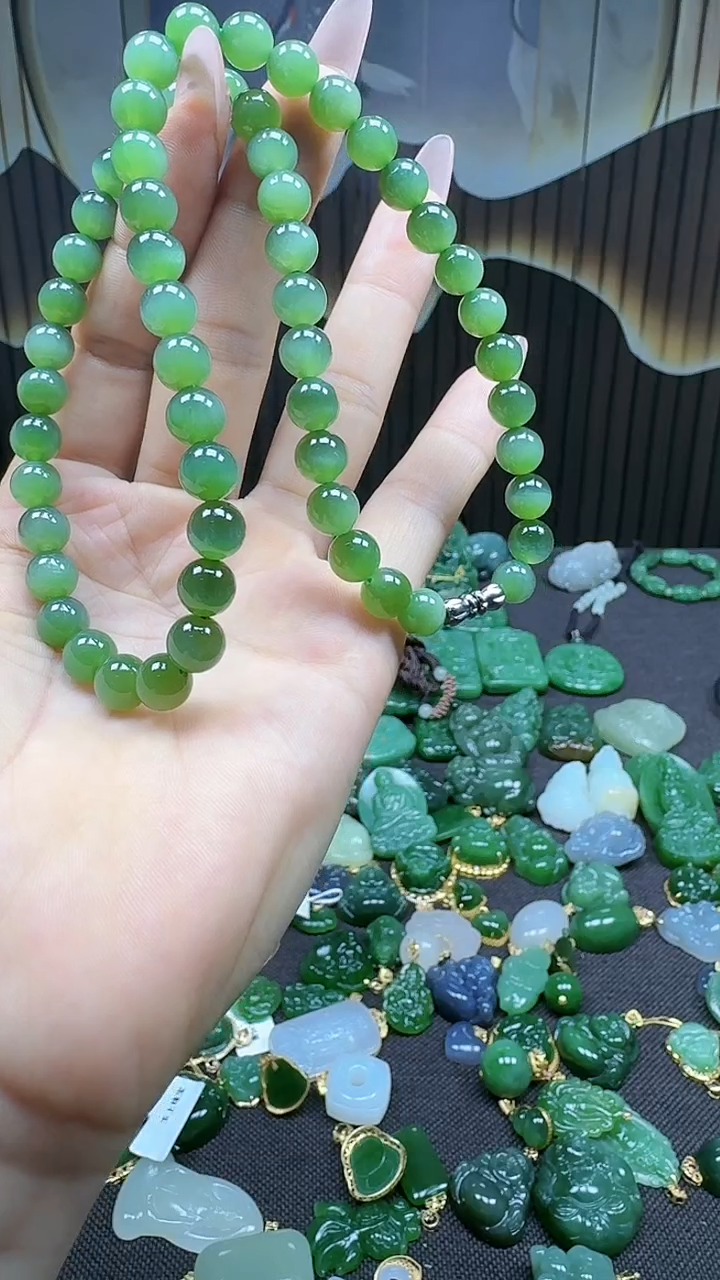 和田玉未镶嵌挂件8