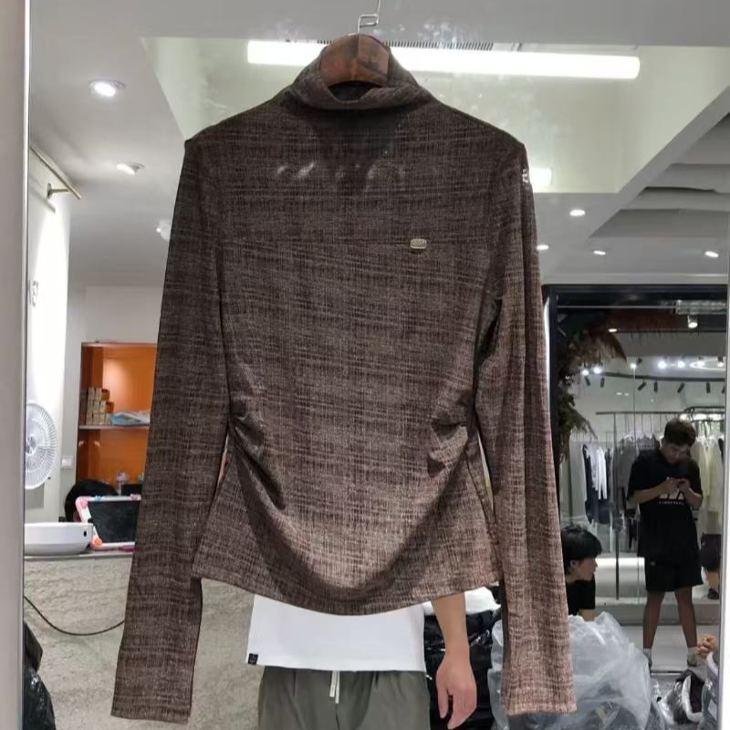 WUI+打底衫蕾丝内搭百搭衬衫修身时尚休闲女士小衫