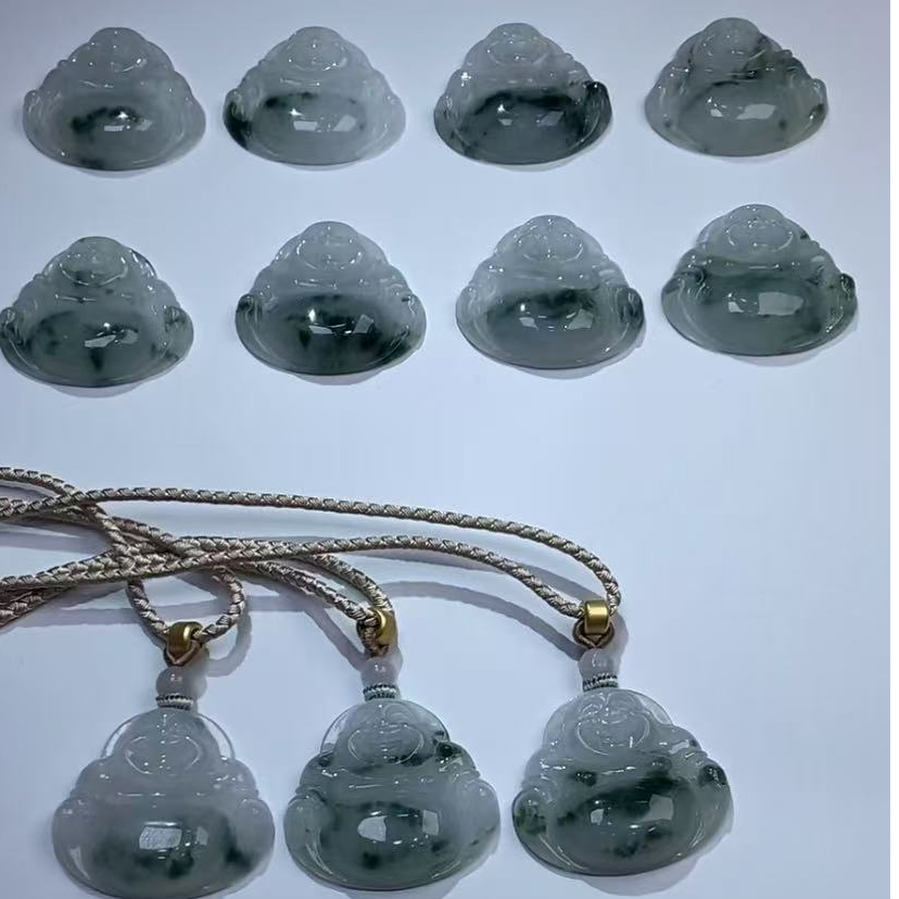 319023/天然缅甸翡翠A货佛公  多样性一件发