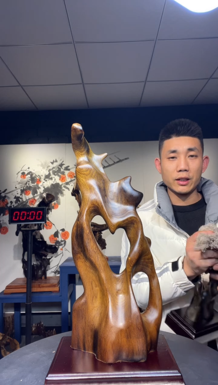【闪购商品】金丝楠木雕金丝楠木工艺品摆件