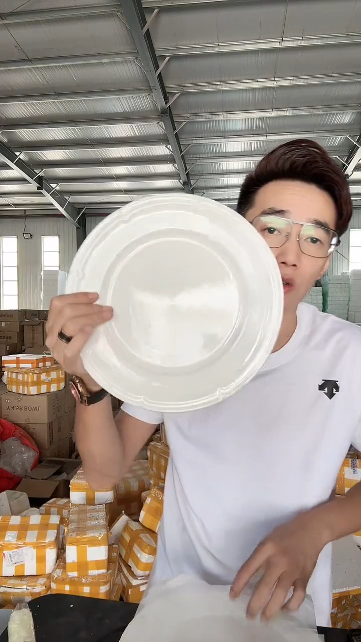 陶瓷餐具清理退件 2支荷口盘