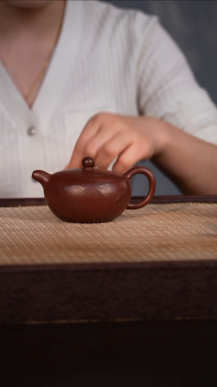 茶壶紫砂紫袍玉砂 170cc