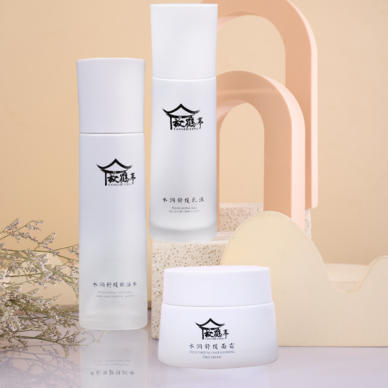 【立减15%】.放鹤亭水润3件套水乳面霜 抗皱紧致 舒缓保湿平替好物