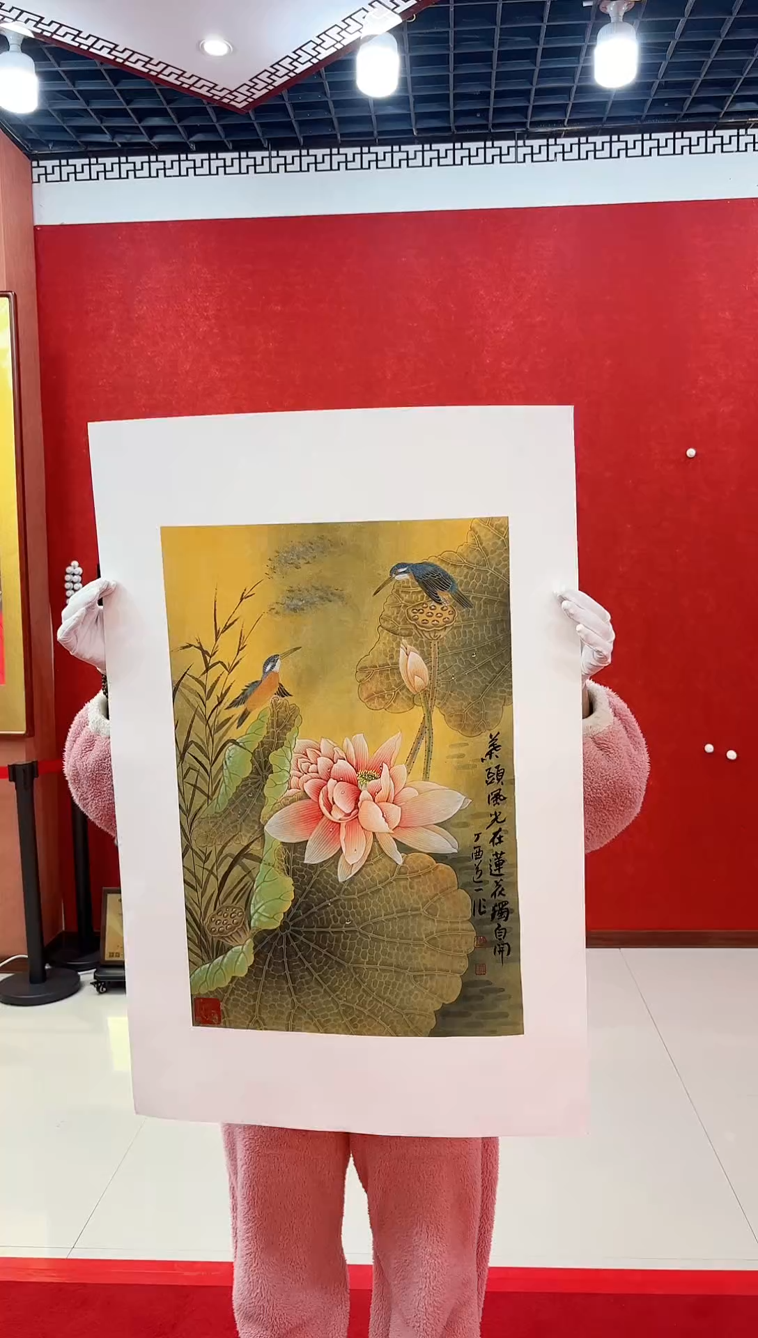 【闪购商品】国画国画道一老师手绘作品D32