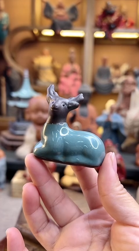 紫砂茶宠器闵茶宠摆件