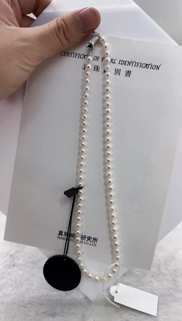 【闪购商品】海水珍珠DA银S925镶嵌ss030 项链带大证5