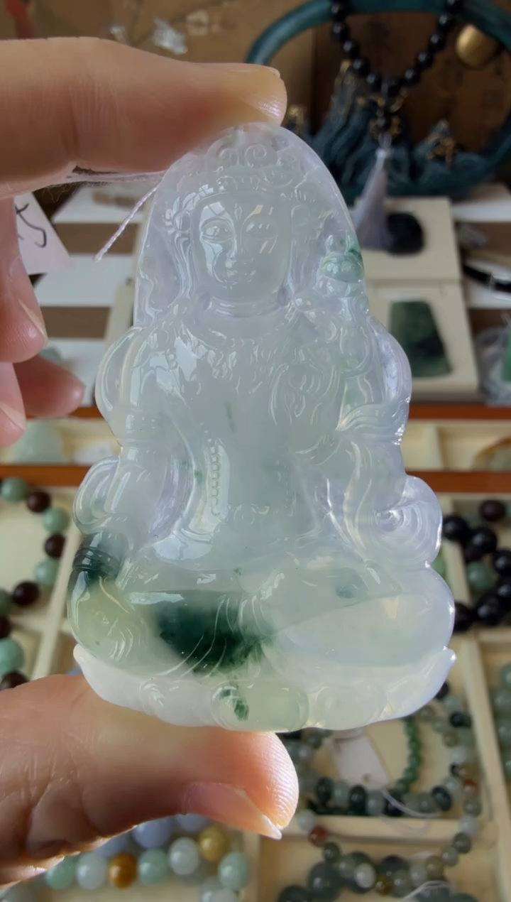 翡翠挂件未镶嵌A货翡翠多样性孤品