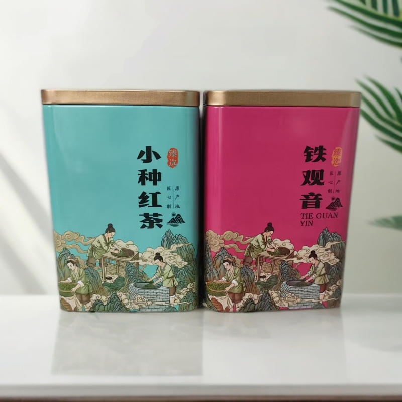 25新茶 安溪铁观音小种红茶组合装兰花香散茶 罐装口粮茶自饮