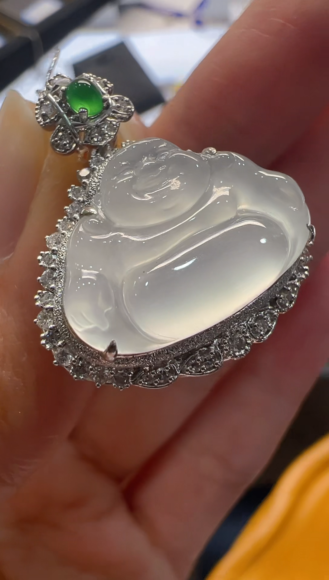 【闪购商品】翡翠吊坠(不含链)18K金镶嵌多样性团购发一件