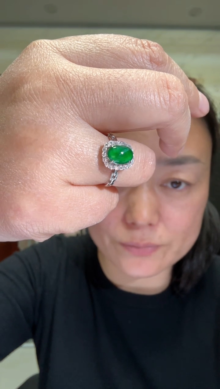 颈饰银S925镶嵌翡翠00005280