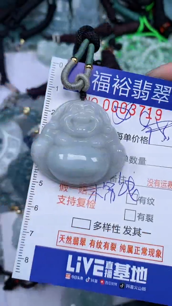 翡翠未镶嵌颈饰...0003719