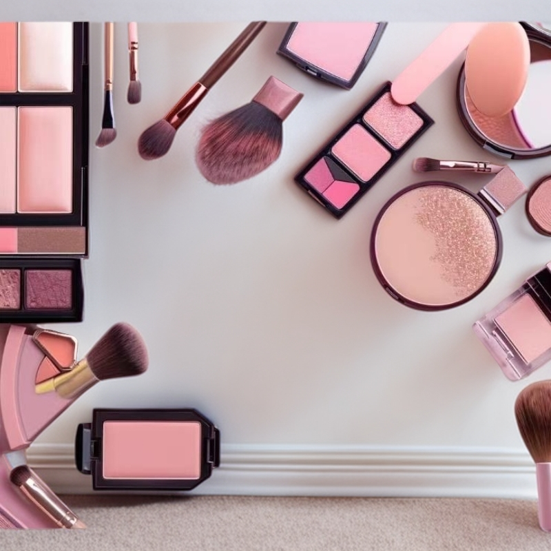 便携款可拆卸替换刷头蓝色柔软化妆刷适合