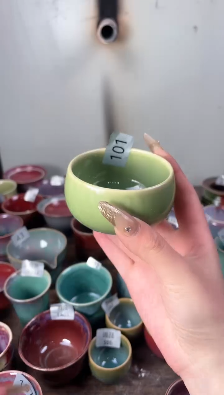 【闪购商品】摆件钧瓷手工茶器窑变