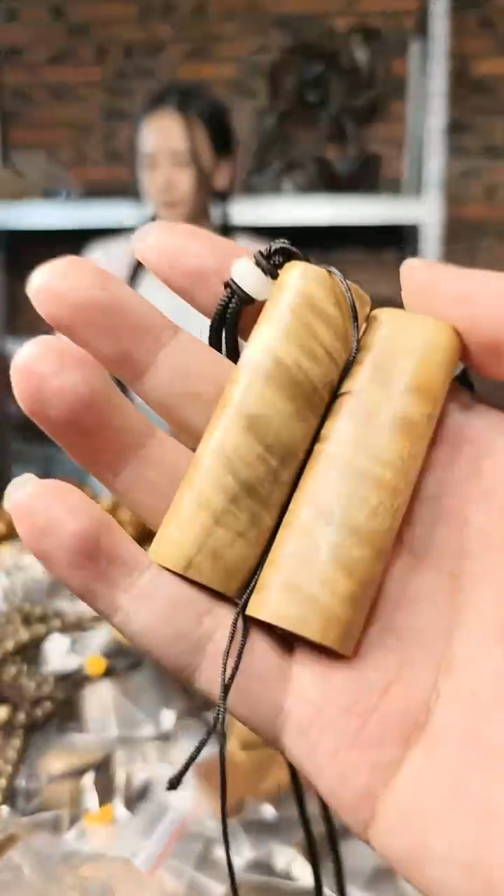【闪购商品】楠木（金丝楠）把件无事牌